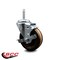 Service Caster 4 Inch High Temp Phenolic 34 Inch Threaded Stem Caster with Brake SCC-TS20S414-PHSHT-TLB-34212 - alternate 4